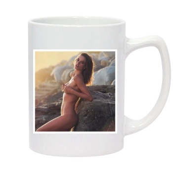 Alessandra Ambrosio 14oz White Statesman Mug