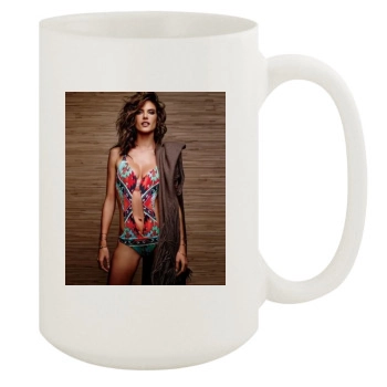 Alessandra Ambrosio 15oz White Mug