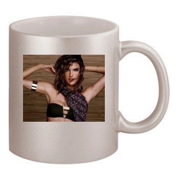 Alessandra Ambrosio 11oz Metallic Silver Mug