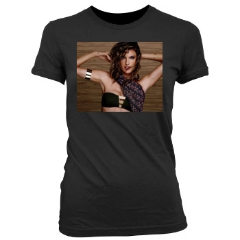 Alessandra Ambrosio Women's Junior Cut Crewneck T-Shirt