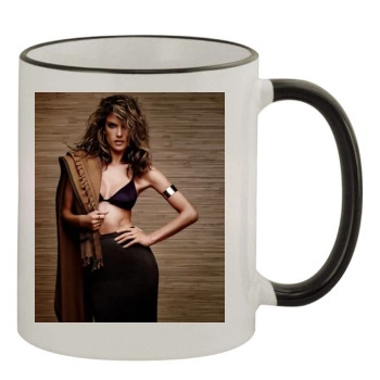 Alessandra Ambrosio 11oz Colored Rim & Handle Mug