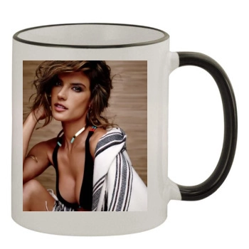 Alessandra Ambrosio 11oz Colored Rim & Handle Mug