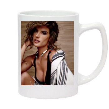 Alessandra Ambrosio 14oz White Statesman Mug