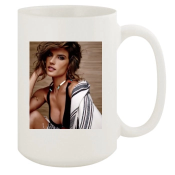 Alessandra Ambrosio 15oz White Mug