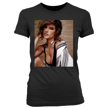 Alessandra Ambrosio Women's Junior Cut Crewneck T-Shirt