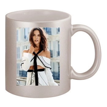 Alessandra Ambrosio 11oz Metallic Silver Mug