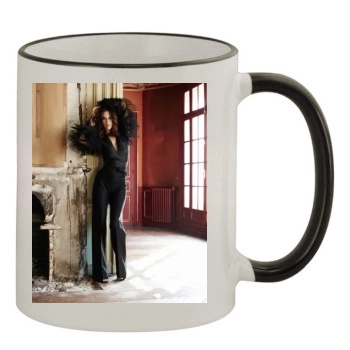 Alessandra Ambrosio 11oz Colored Rim & Handle Mug