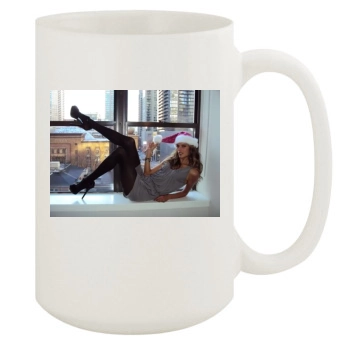 Alessandra Ambrosio 15oz White Mug