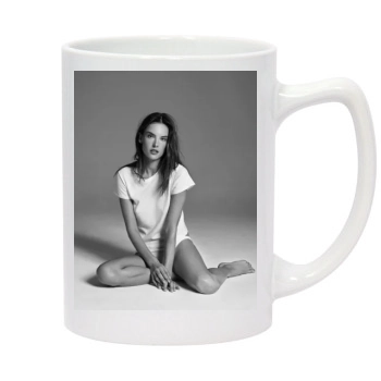 Alessandra Ambrosio 14oz White Statesman Mug