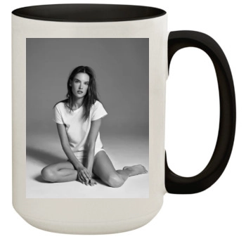 Alessandra Ambrosio 15oz Colored Inner & Handle Mug