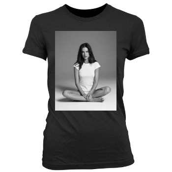 Alessandra Ambrosio Women's Junior Cut Crewneck T-Shirt