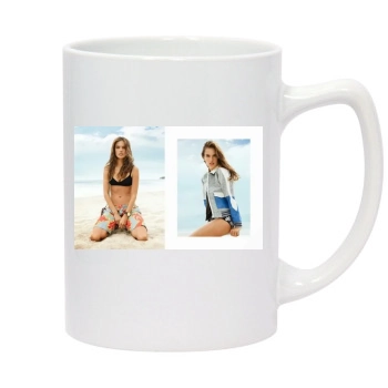 Alessandra Ambrosio 14oz White Statesman Mug