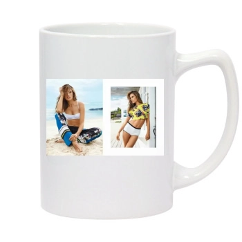 Alessandra Ambrosio 14oz White Statesman Mug