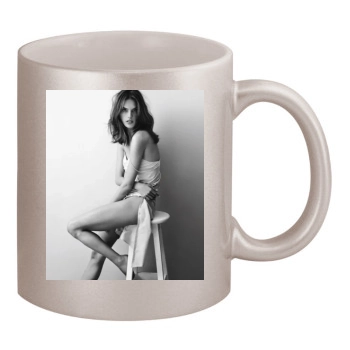 Alessandra Ambrosio 11oz Metallic Silver Mug