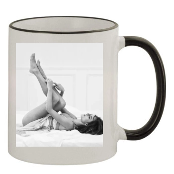 Alessandra Ambrosio 11oz Colored Rim & Handle Mug