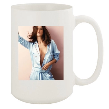 Alessandra Ambrosio 15oz White Mug