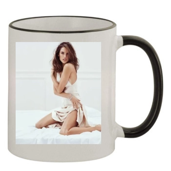 Alessandra Ambrosio 11oz Colored Rim & Handle Mug