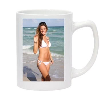 Alessandra Ambrosio 14oz White Statesman Mug