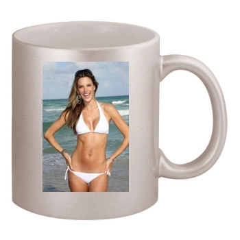 Alessandra Ambrosio 11oz Metallic Silver Mug