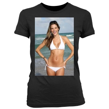 Alessandra Ambrosio Women's Junior Cut Crewneck T-Shirt