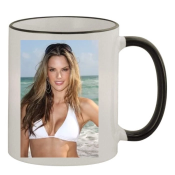 Alessandra Ambrosio 11oz Colored Rim & Handle Mug