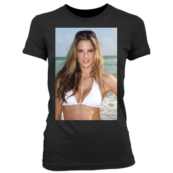 Alessandra Ambrosio Women's Junior Cut Crewneck T-Shirt