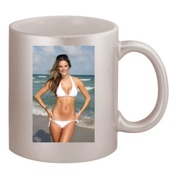 Alessandra Ambrosio 11oz Metallic Silver Mug