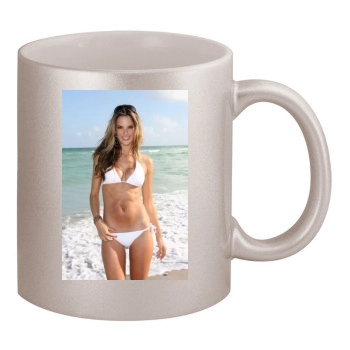 Alessandra Ambrosio 11oz Metallic Silver Mug