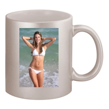 Alessandra Ambrosio 11oz Metallic Silver Mug