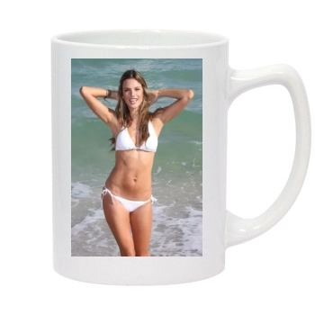 Alessandra Ambrosio 14oz White Statesman Mug