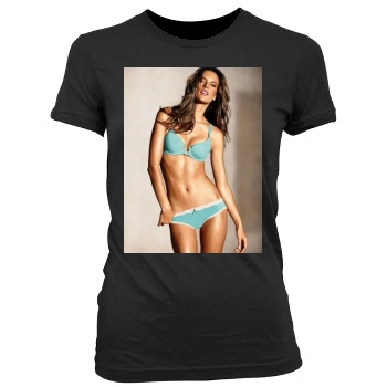 Alessandra Ambrosio Women's Junior Cut Crewneck T-Shirt