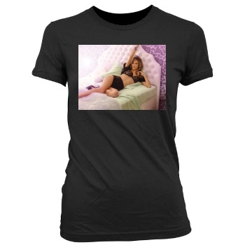 Alessandra Ambrosio Women's Junior Cut Crewneck T-Shirt