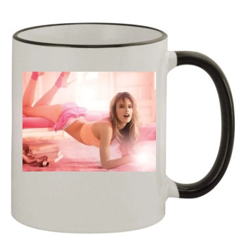 Alessandra Ambrosio 11oz Colored Rim & Handle Mug