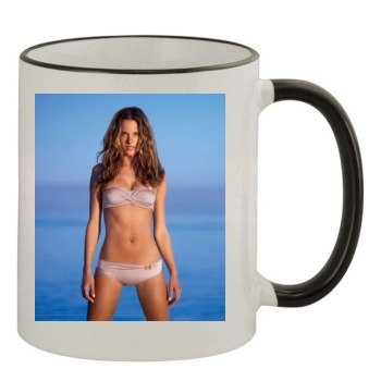 Alessandra Ambrosio 11oz Colored Rim & Handle Mug