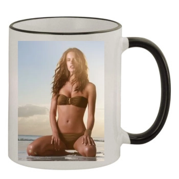 Alessandra Ambrosio 11oz Colored Rim & Handle Mug