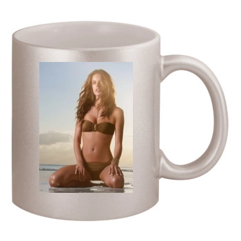 Alessandra Ambrosio 11oz Metallic Silver Mug