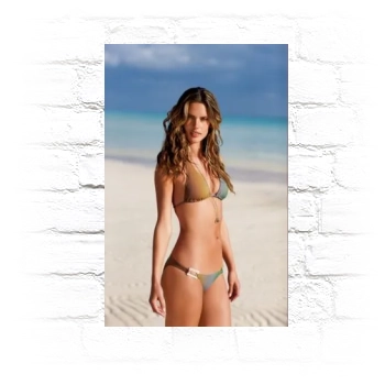 Alessandra Ambrosio Metal Wall Art