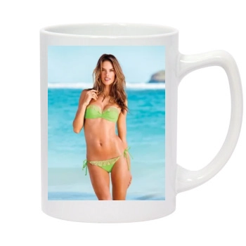 Alessandra Ambrosio 14oz White Statesman Mug