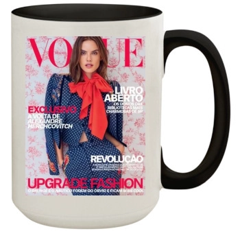 Alessandra Ambrosio 15oz Colored Inner & Handle Mug