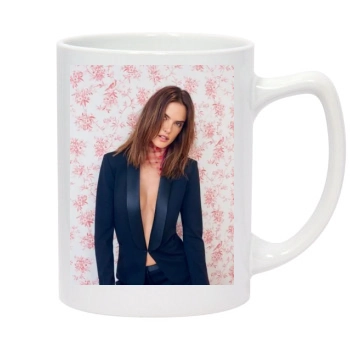 Alessandra Ambrosio 14oz White Statesman Mug