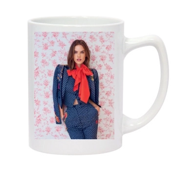 Alessandra Ambrosio 14oz White Statesman Mug