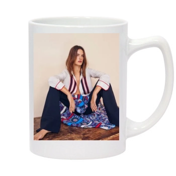 Alessandra Ambrosio 14oz White Statesman Mug