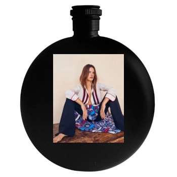 Alessandra Ambrosio Round Flask