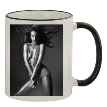 Alessandra Ambrosio 11oz Colored Rim & Handle Mug