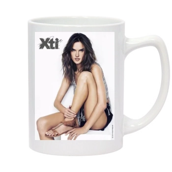 Alessandra Ambrosio 14oz White Statesman Mug