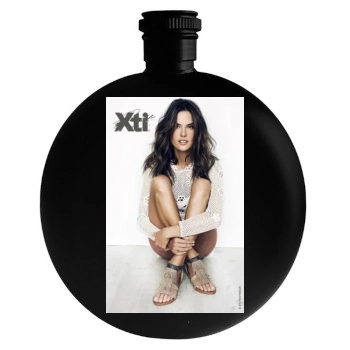 Alessandra Ambrosio Round Flask