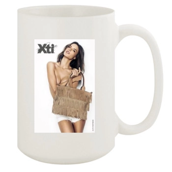 Alessandra Ambrosio 15oz White Mug