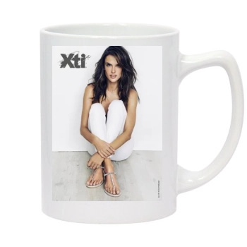 Alessandra Ambrosio 14oz White Statesman Mug