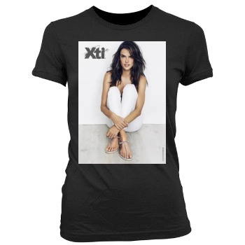 Alessandra Ambrosio Women's Junior Cut Crewneck T-Shirt