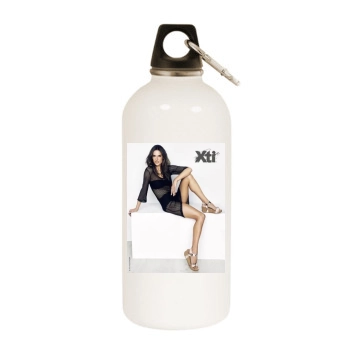 Alessandra Ambrosio White Water Bottle With Carabiner